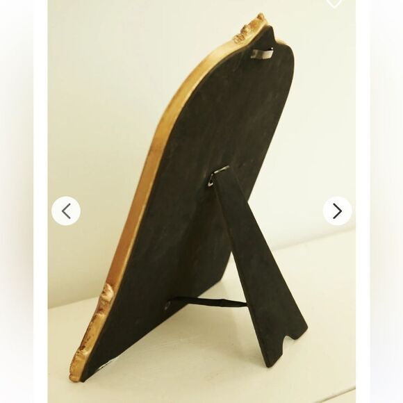 ALTAR’D STATE Gold Tone Ornate Mirror Framed Easel Style 10 x 8 inches - Picture 2 of 10